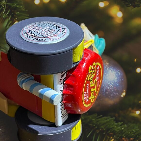 ENESCO NORTH POLE OR BUST 1990 Treasury of Christmas Ornament Mouse Classic Car - Picture 8 of 10